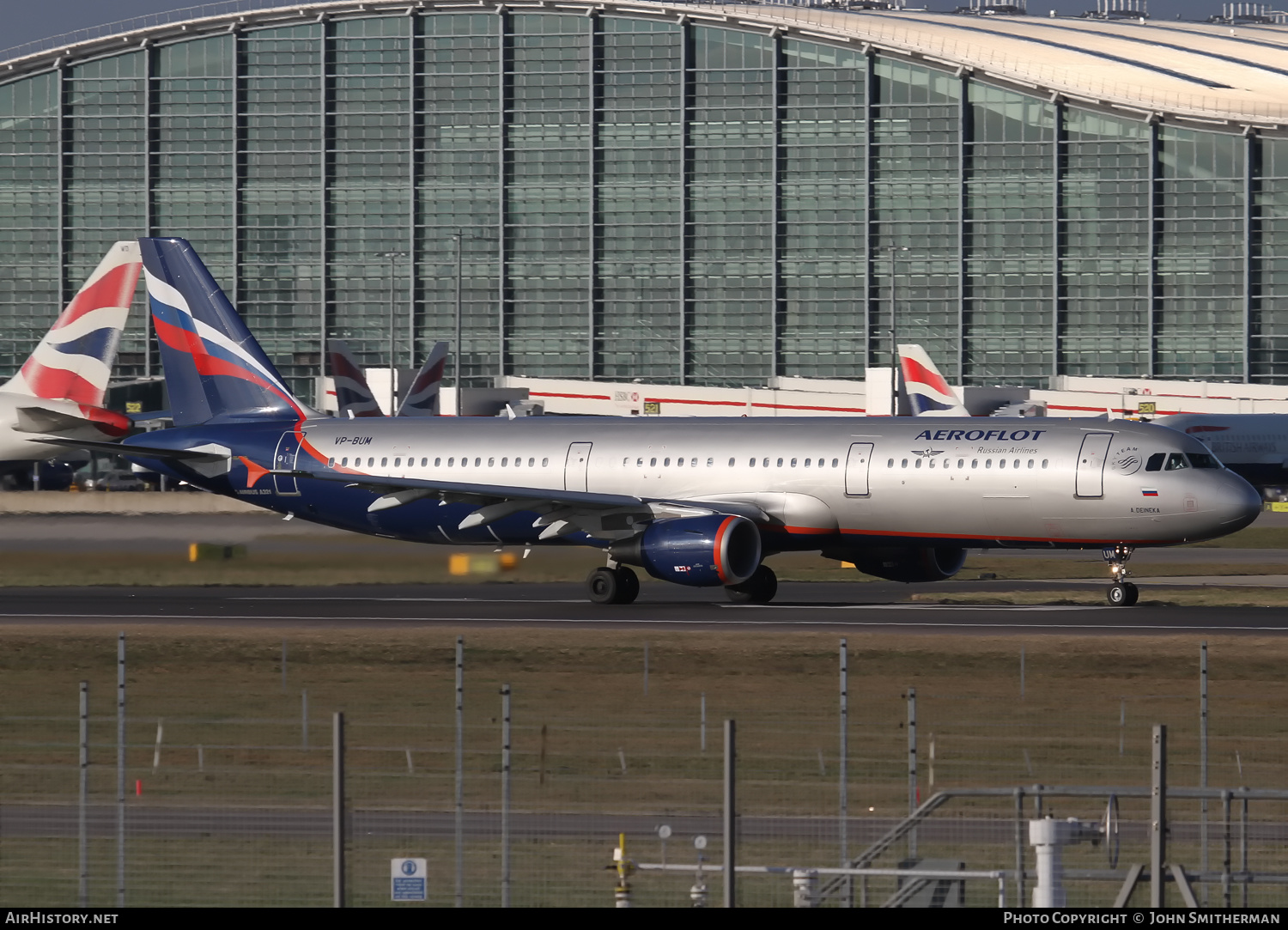 Aircraft Photo of VP-BUM | Airbus A321-211 | Aeroflot - Russian Airlines | AirHistory.net #319636