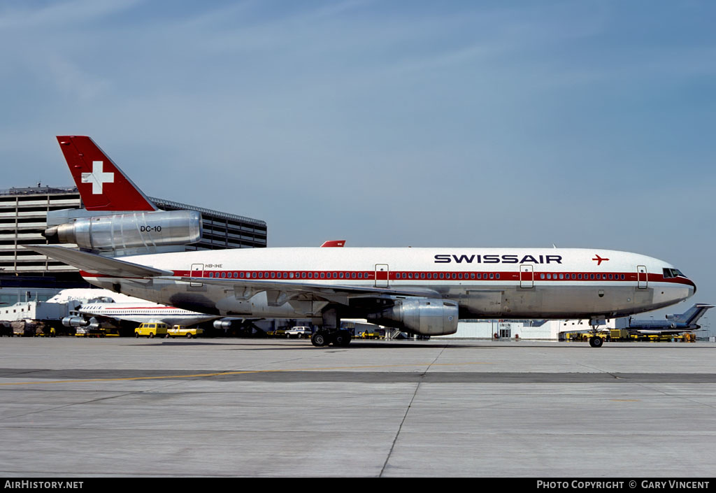 Aircraft Photo of HB-IHE | McDonnell Douglas DC-10-30 | Swissair | AirHistory.net #319642