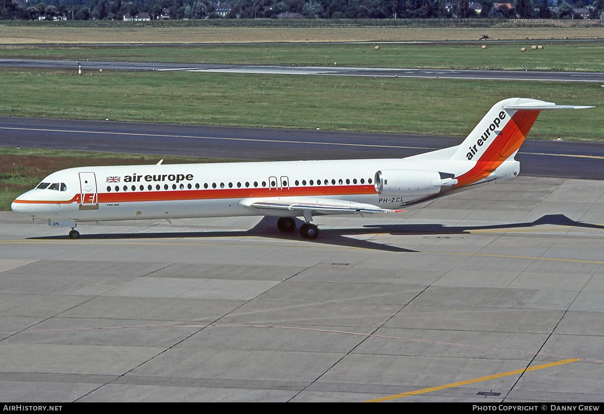 Aircraft Photo of PH-ZCL | Fokker 100 (F28-0100) | Air Europe | AirHistory.net #319650
