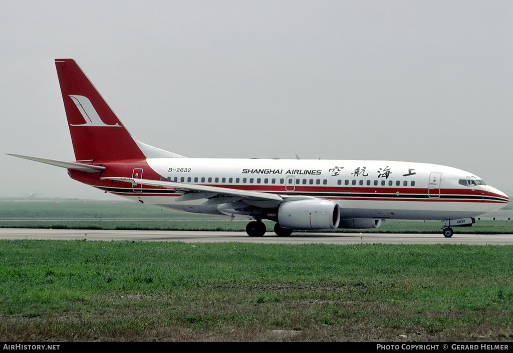 Aircraft Photo of B-2632 | Boeing 737-7Q8 | Shanghai Airlines | AirHistory.net #319652