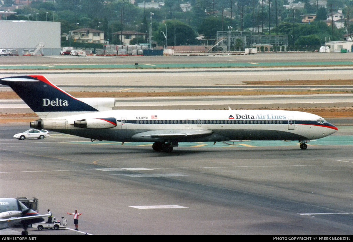 Aircraft Photo of N831WA | Boeing 727-247/Adv | Delta Air Lines | AirHistory.net #319664