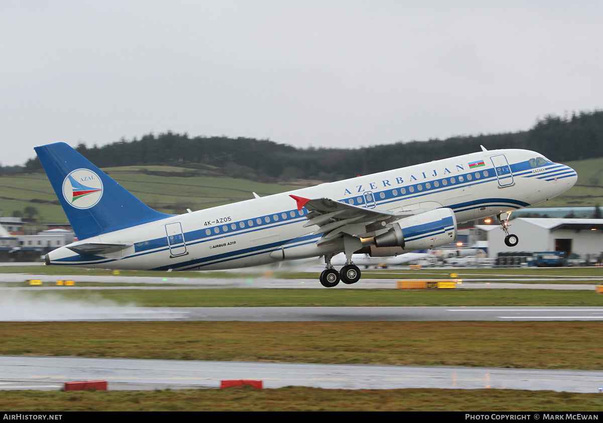 Aircraft Photo of 4K-AZ05 | Airbus A319-111 | Azerbaijan Airlines - AZAL - AHY | AirHistory.net #319667