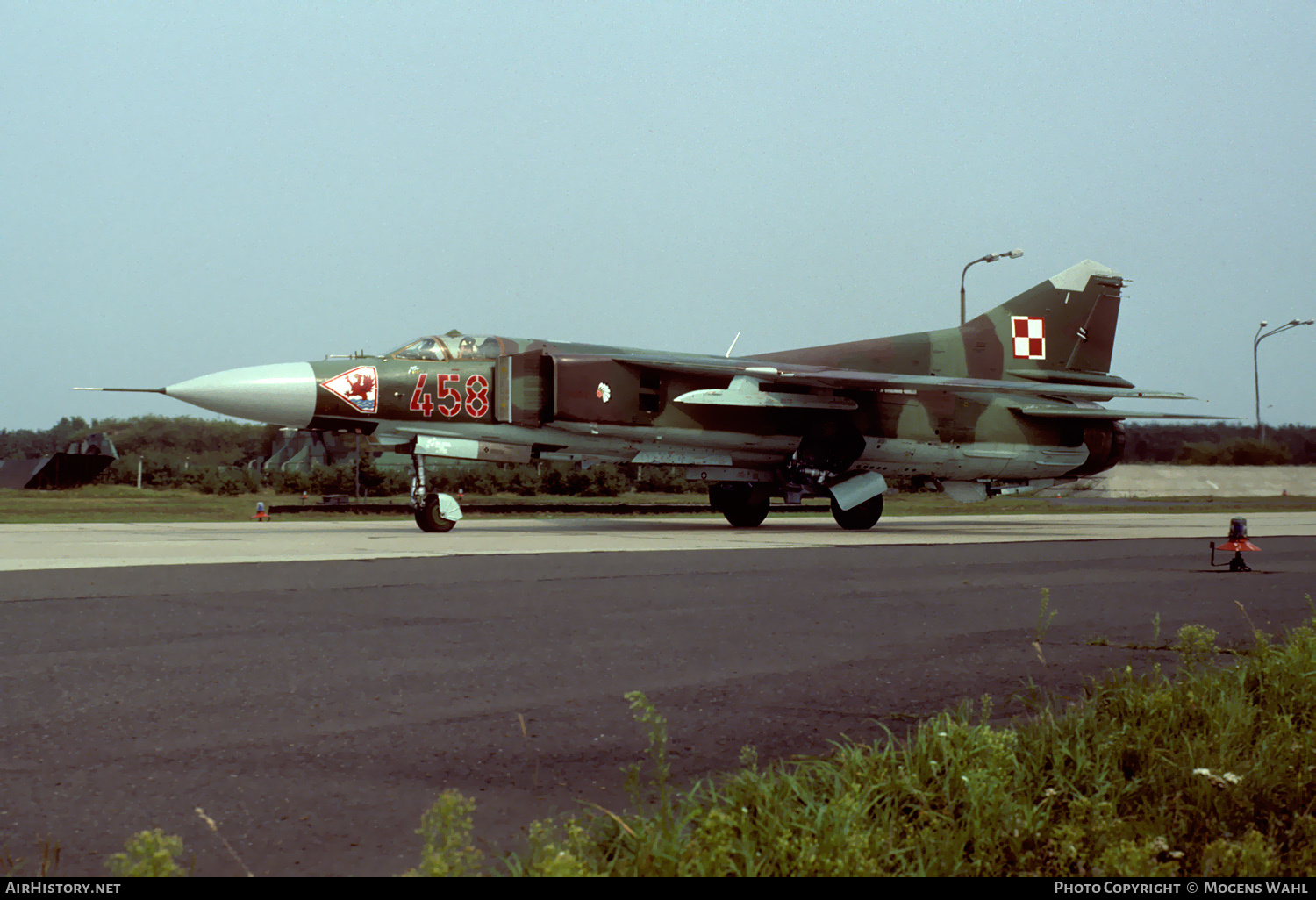 Aircraft Photo of 458 | Mikoyan-Gurevich MiG-23MF | Poland - Air Force | AirHistory.net #319699