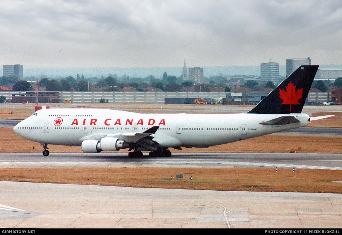 Aircraft Photo of C-GAGN | Boeing 747-433M | Air Canada | AirHistory.net #319706