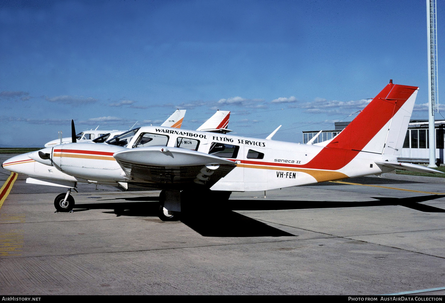 Aircraft Photo of VH-FEN | Piper PA-34-200T Seneca II | Warrnambool Flying Services | AirHistory.net #319722