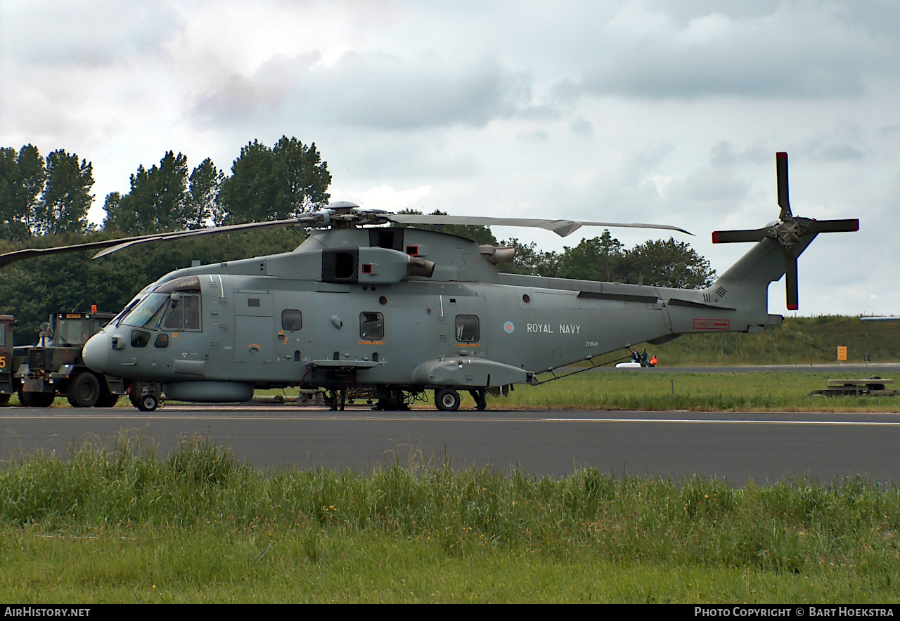 Aircraft Photo of ZH848 | EHI EH101-111 Merlin HM1 | UK - Navy | AirHistory.net #319763