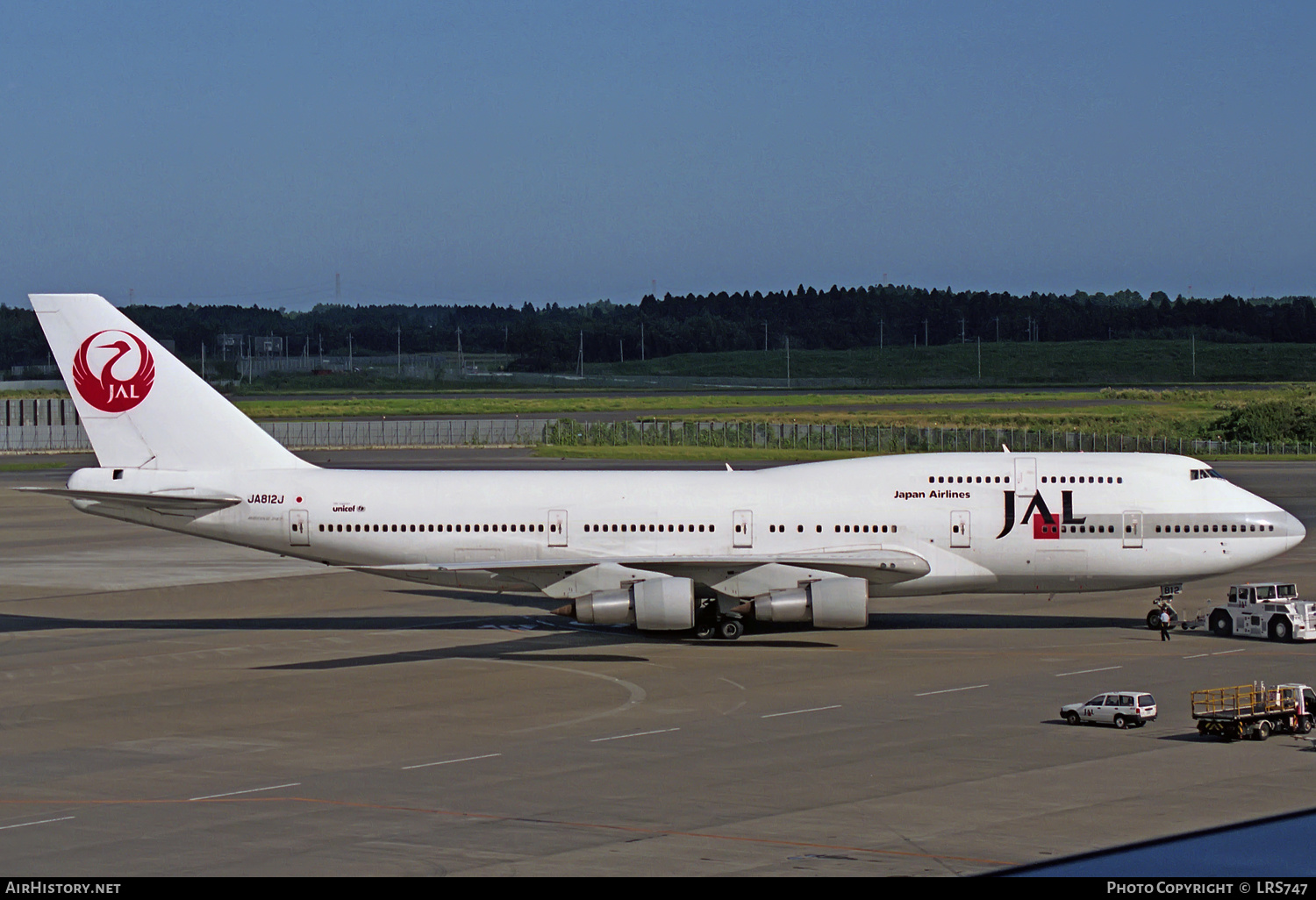 Aircraft Photo of JA812J | Boeing 747-346 | Japan Airlines - JAL | AirHistory.net #319775