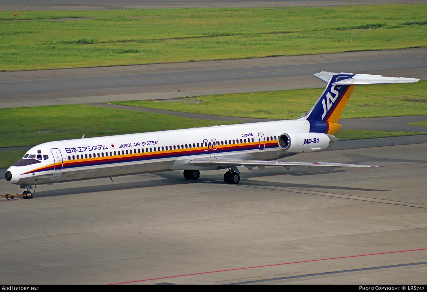 Aircraft Photo of JA8498 | McDonnell Douglas MD-81 (DC-9-81) | Japan Air System - JAS | AirHistory.net #319792