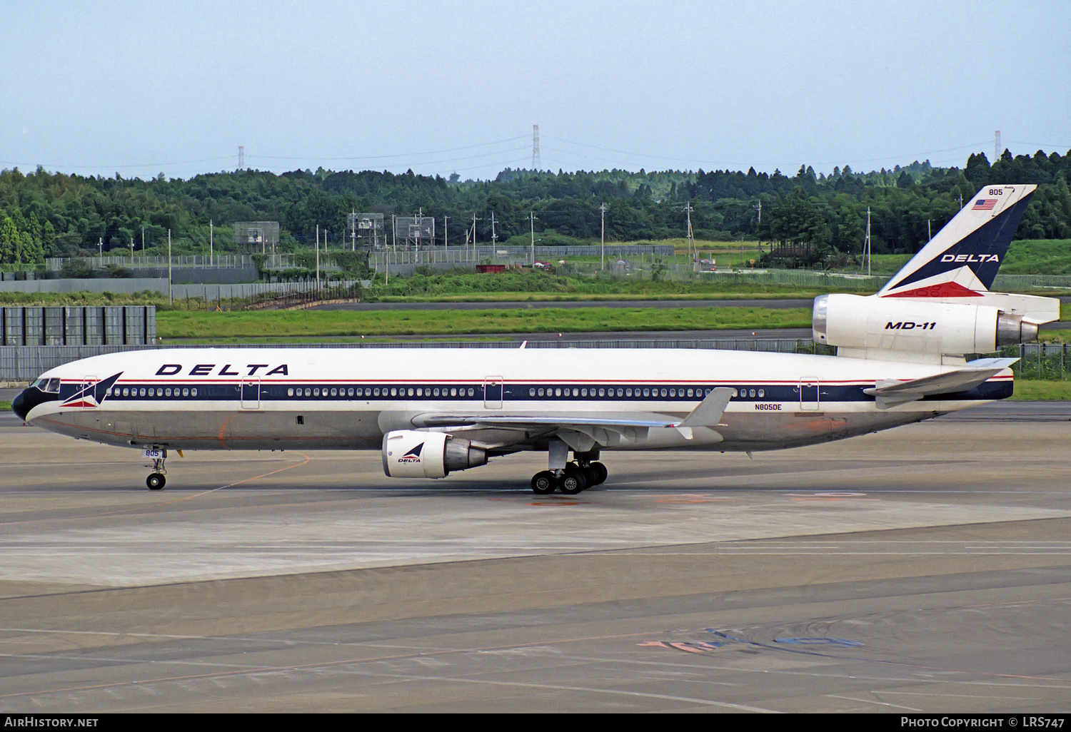 Aircraft Photo of N805DE | McDonnell Douglas MD-11 | Delta Air Lines | AirHistory.net #319798