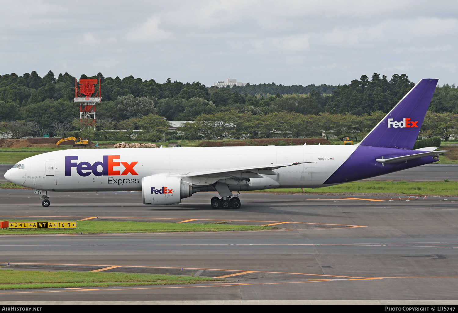 Aircraft Photo of N851FD | Boeing 777-FS2 | FedEx Express | AirHistory.net #319833