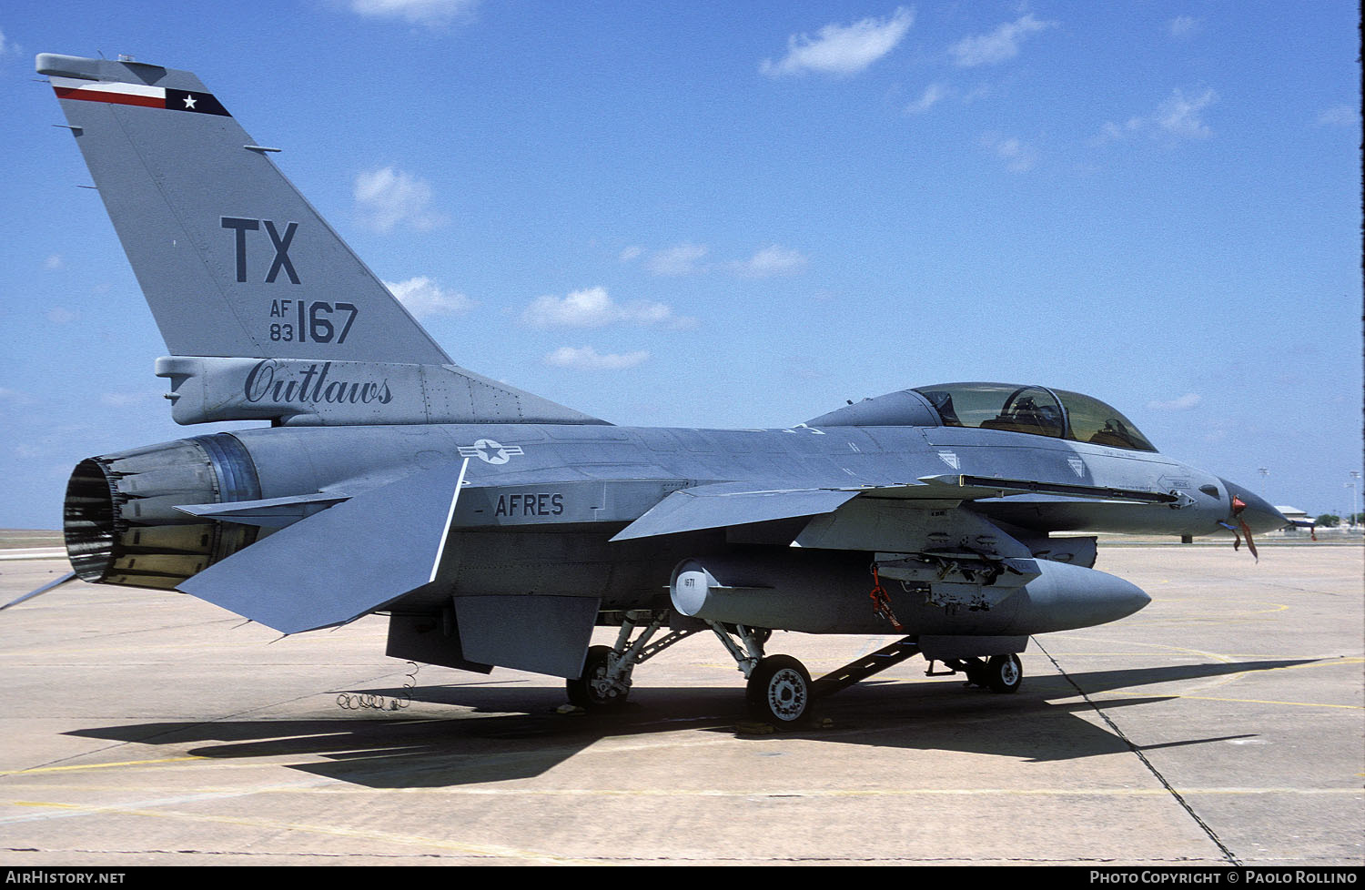 Aircraft Photo of 83-1167 / AF83-167 | General Dynamics F-16B Fighting Falcon | USA - Air Force | AirHistory.net #319836