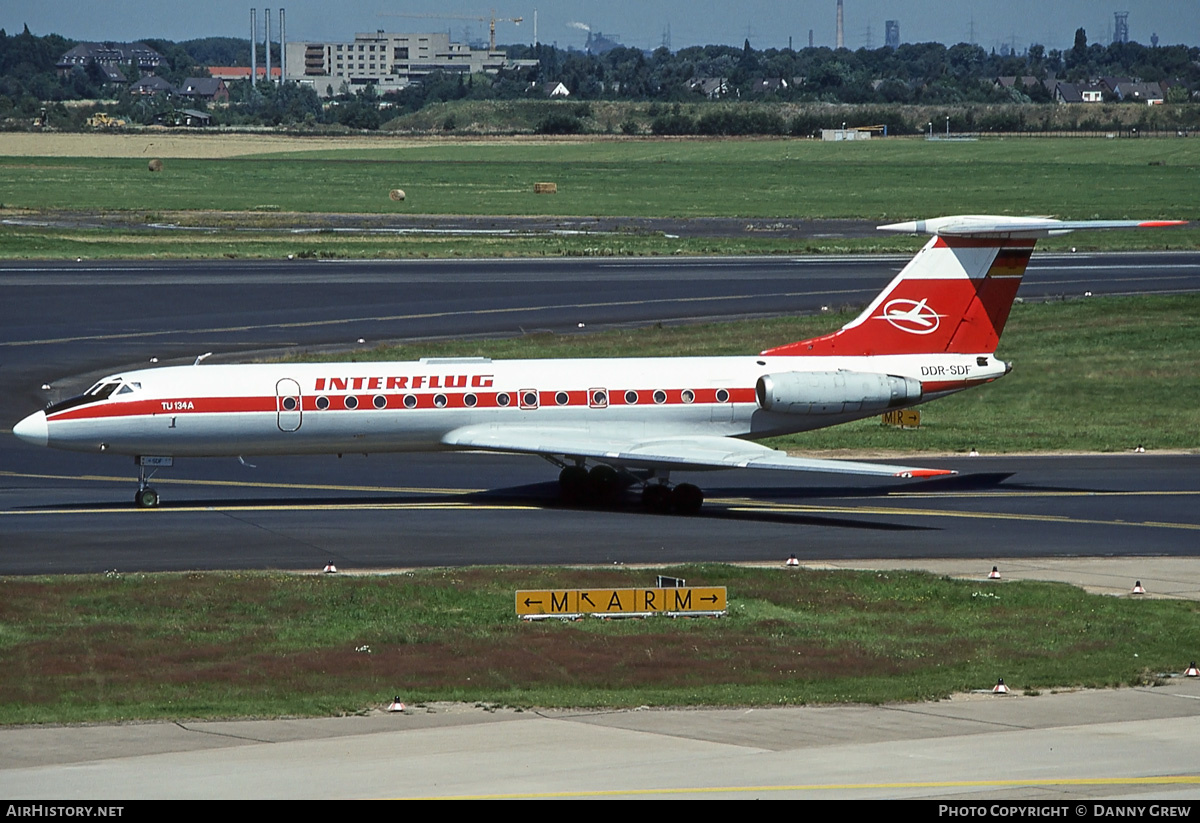 Aircraft Photo of DDR-SDF | Tupolev Tu-134AK | Interflug | AirHistory.net #319852