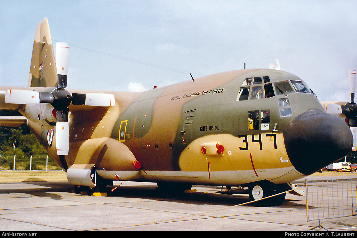 Aircraft Photo of 347 | Lockheed C-130H Hercules | Jordan - Air Force | AirHistory.net #319854