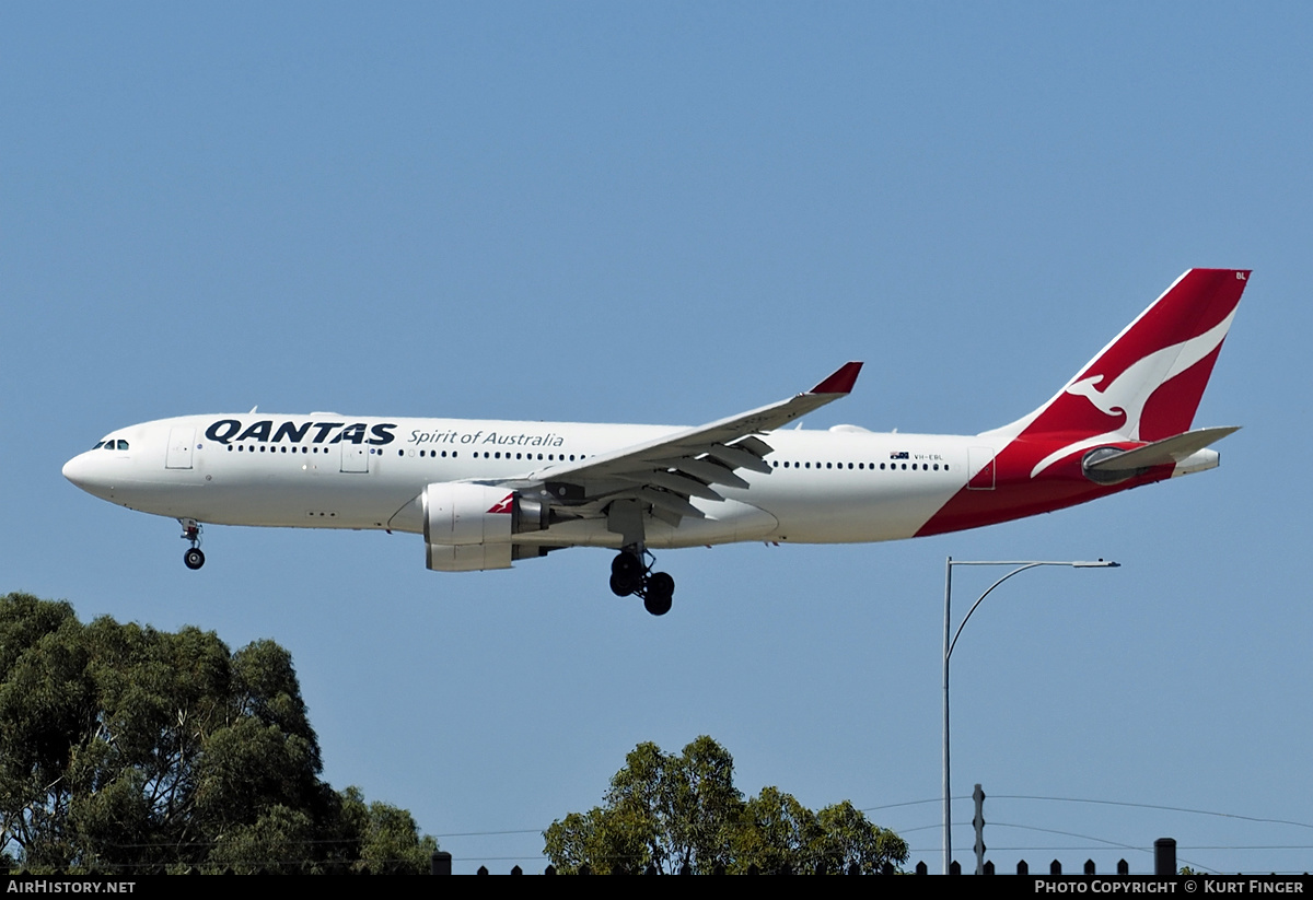 Aircraft Photo of VH-EBL | Airbus A330-203 | Qantas | AirHistory.net #319858