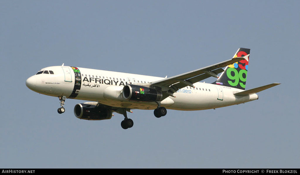 Aircraft Photo of S5-AAB | Airbus A320-231 | Afriqiyah Airways | AirHistory.net #319867