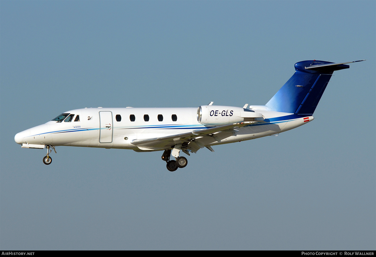 Aircraft Photo of OE-GLS | Cessna 650 Citation VII | Tyrolean Jet Service | AirHistory.net #319888