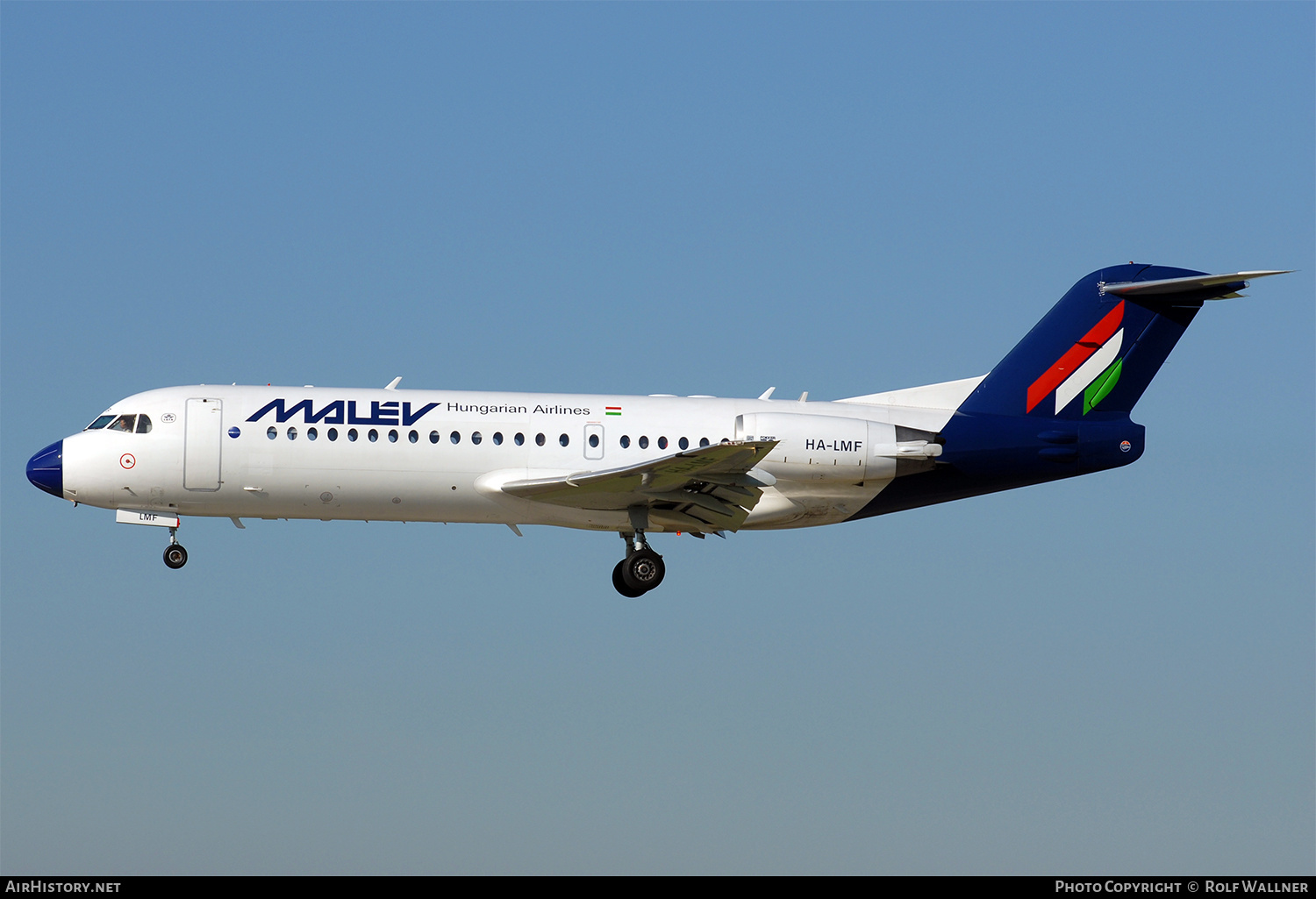 Aircraft Photo of HA-LMF | Fokker 70 (F28-0070) | Malév - Hungarian Airlines | AirHistory.net #319892