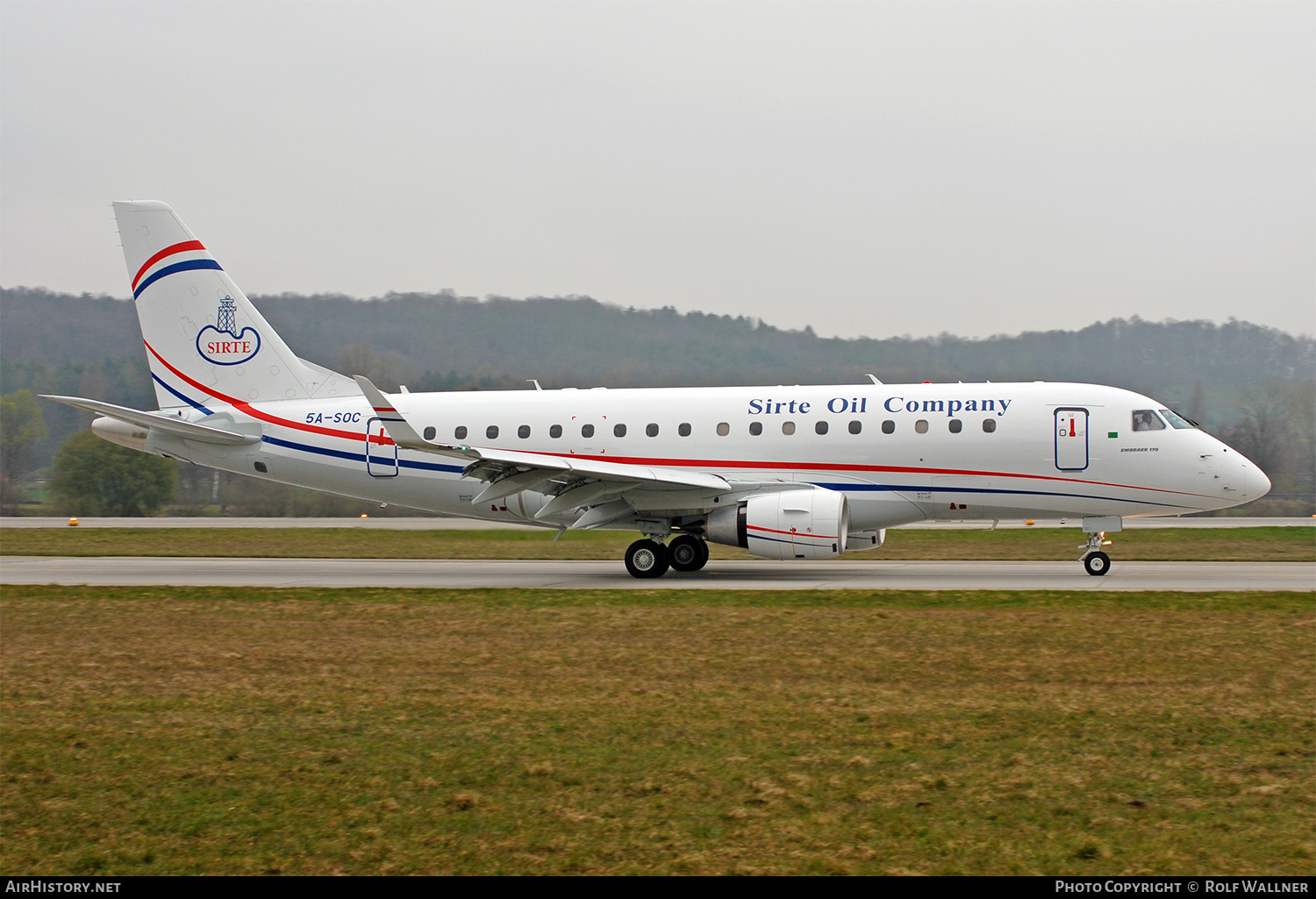 Aircraft Photo of 5A-SOC | Embraer 170LR (ERJ-170-100LR) | Sirte Oil Company | AirHistory.net #319901