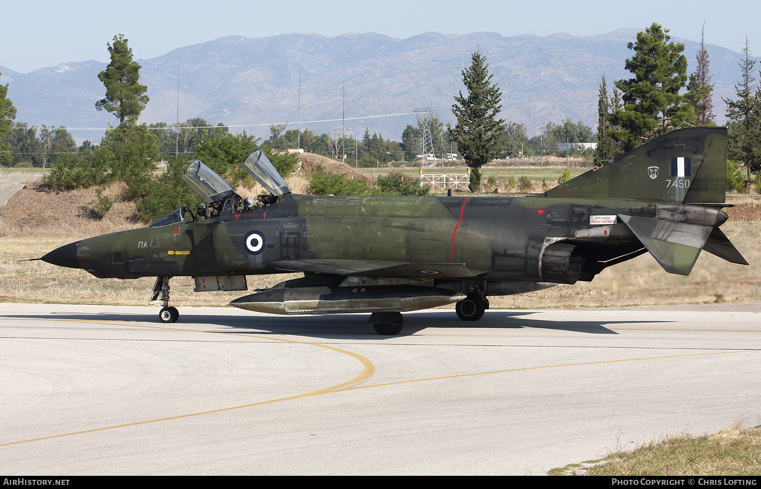 Aircraft Photo of 7450 | McDonnell Douglas RF-4E Phantom II | Greece - Air Force | AirHistory.net #319922