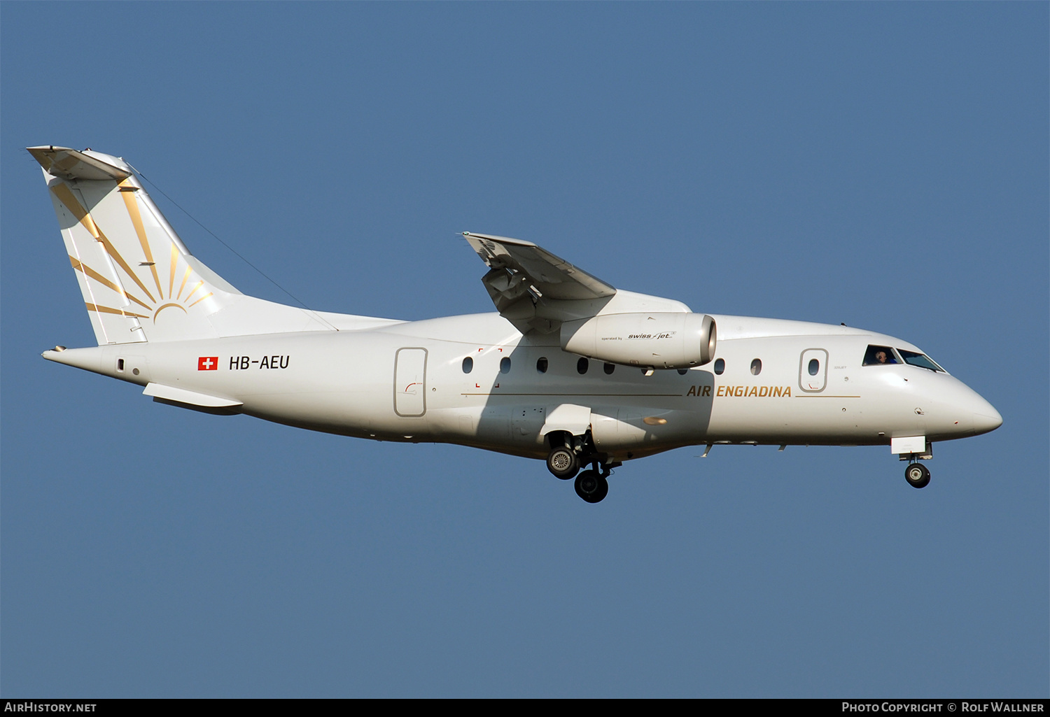 Aircraft Photo of HB-AEU | Dornier 328-310 328JET | Air Engiadina | AirHistory.net #319937