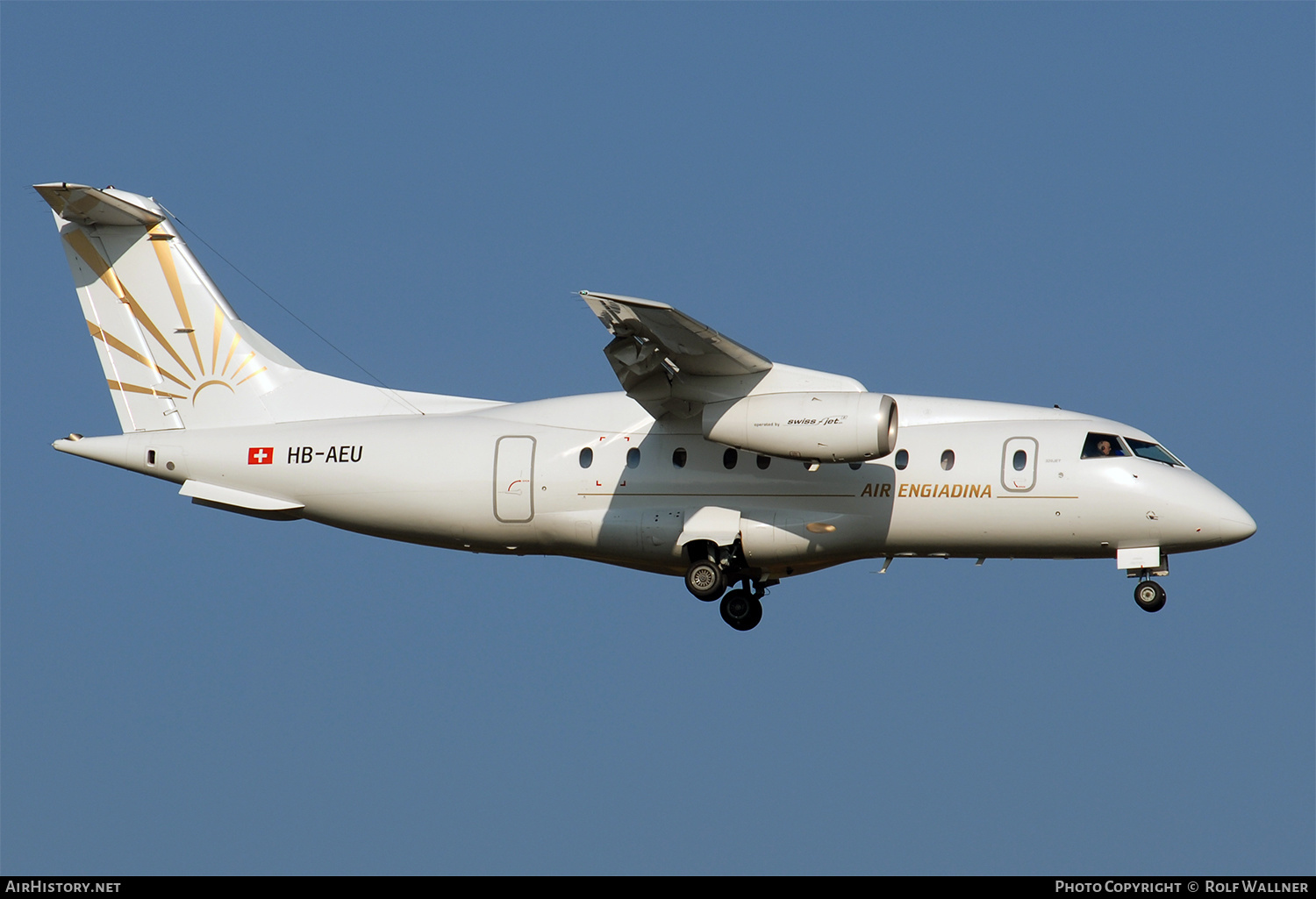 Aircraft Photo of HB-AEU | Fairchild Dornier 328-310 328JET | Air Engiadina | AirHistory.net #319937