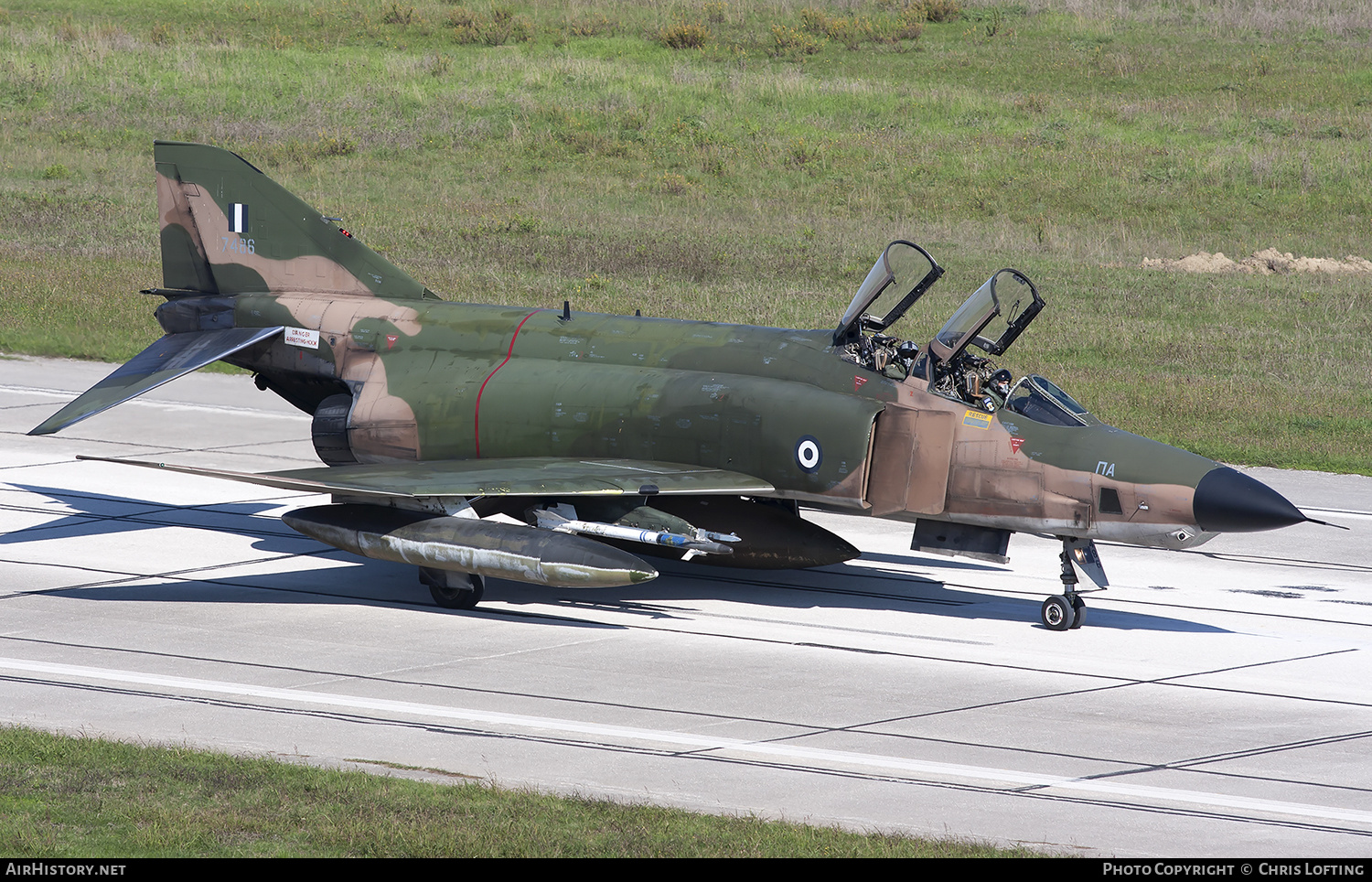 Aircraft Photo of 7486 | McDonnell Douglas RF-4E Phantom II | Greece - Air Force | AirHistory.net #319938