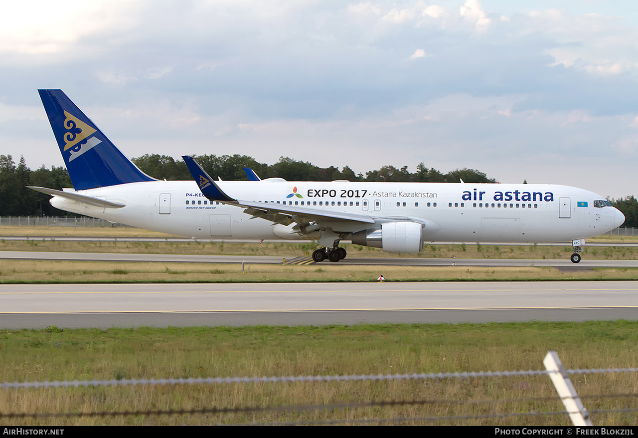 Aircraft Photo of P4-KEC | Boeing 767-3KY/ER | Air Astana | AirHistory.net #319943