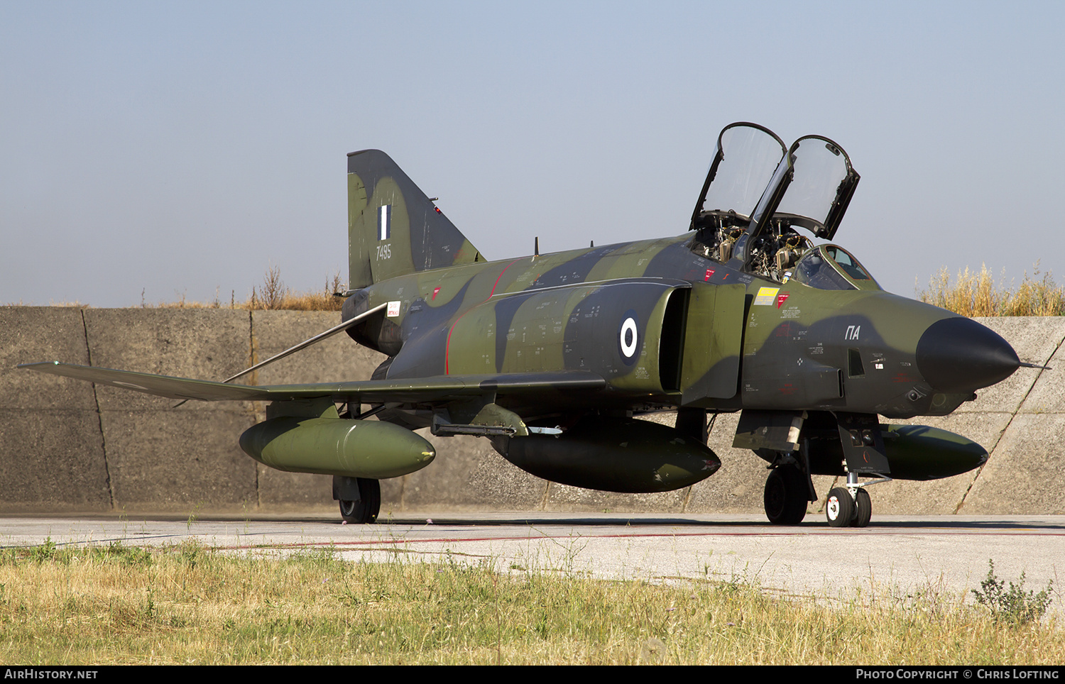 Aircraft Photo of 7495 | McDonnell Douglas RF-4E Phantom II | Greece - Air Force | AirHistory.net #319950