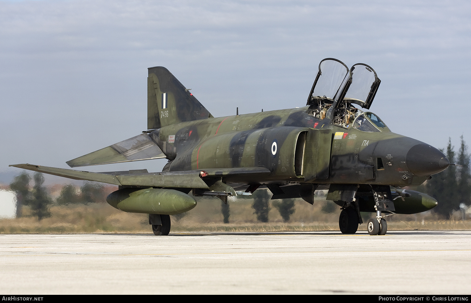 Aircraft Photo of 7496 | McDonnell Douglas RF-4E Phantom II | Greece - Air Force | AirHistory.net #319951