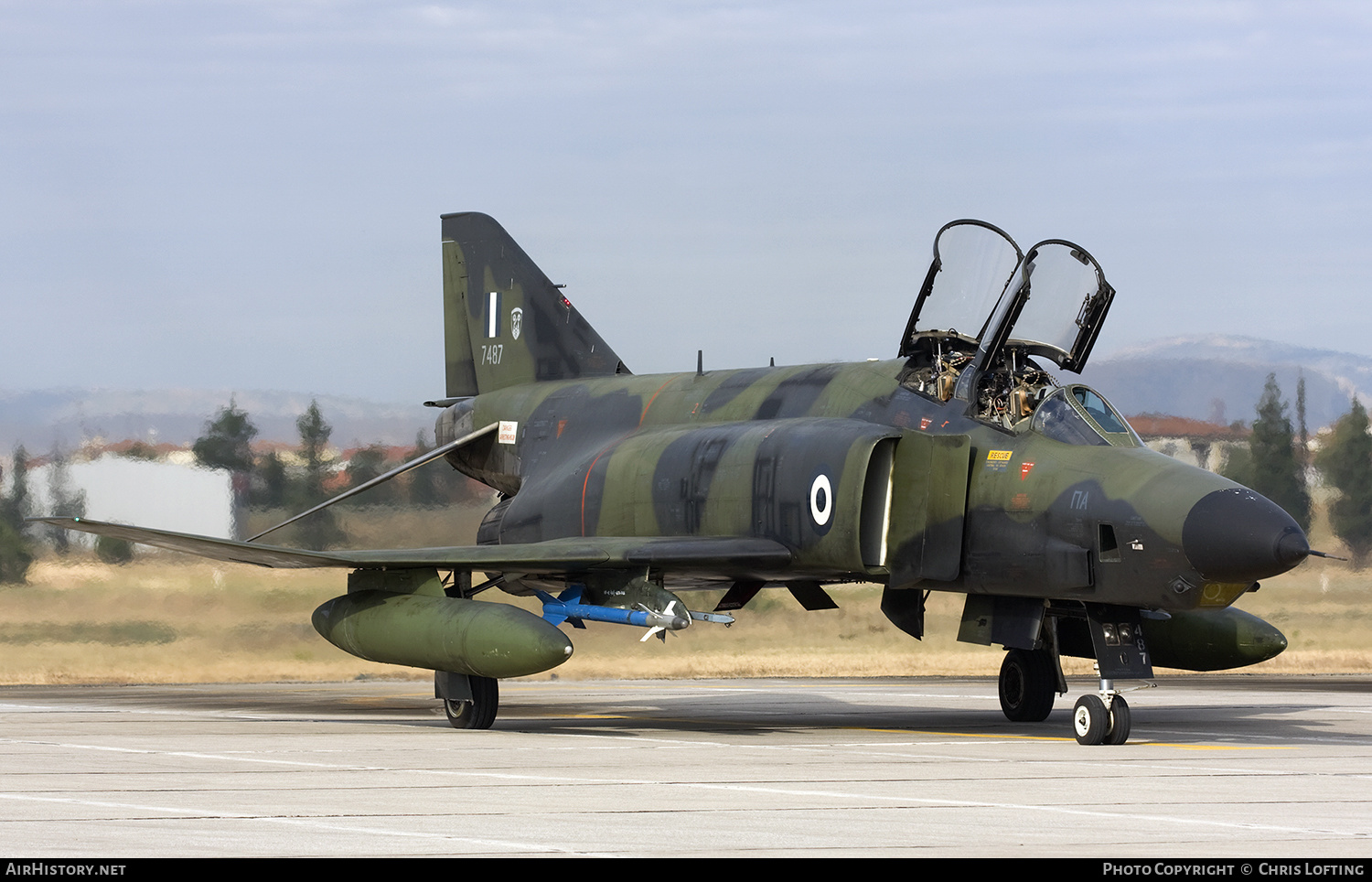 Aircraft Photo of 7487 | McDonnell Douglas RF-4E Phantom II | Greece - Air Force | AirHistory.net #319956