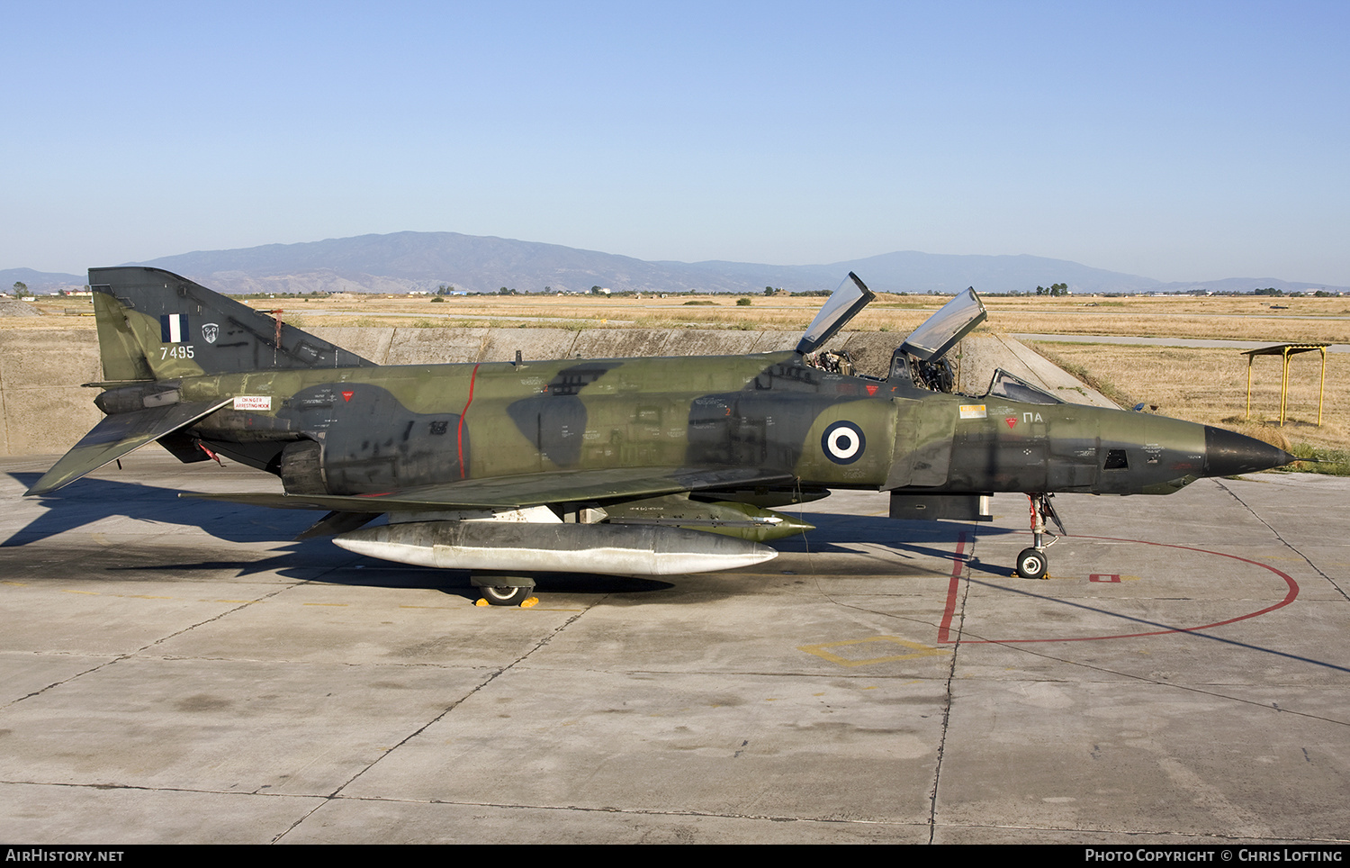Aircraft Photo of 7495 | McDonnell Douglas RF-4E Phantom II | Greece - Air Force | AirHistory.net #319957