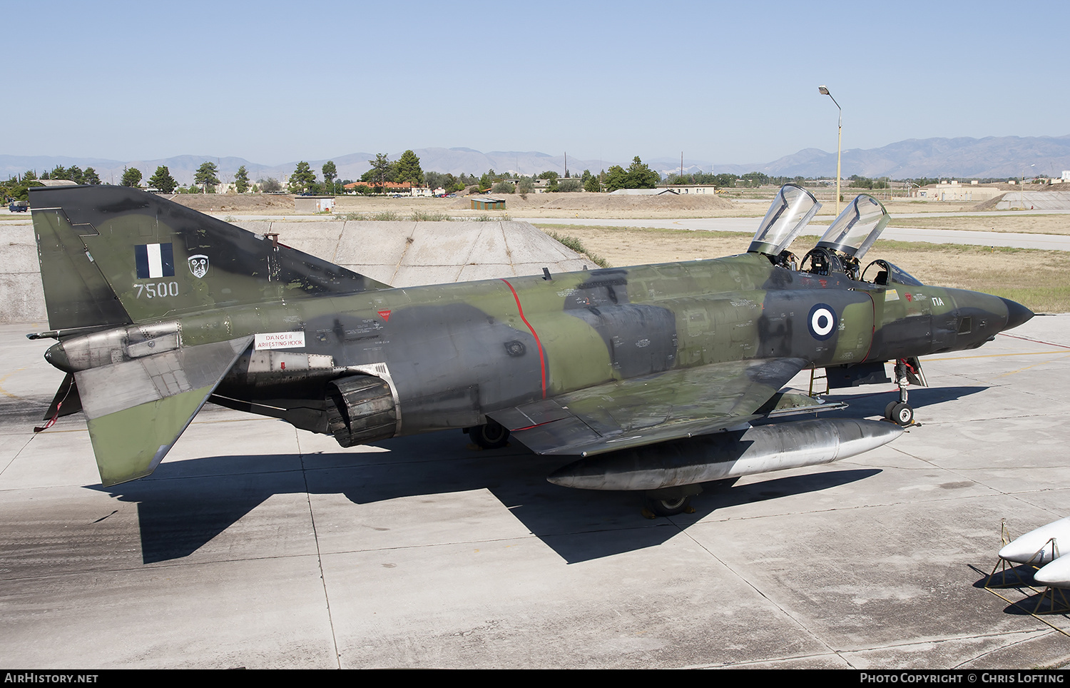 Aircraft Photo of 7500 | McDonnell Douglas RF-4E Phantom II | Greece - Air Force | AirHistory.net #319961