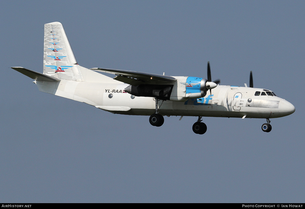 Aircraft Photo of YL-RAA | Antonov An-26B | RAF-Avia Airlines | AirHistory.net #319985