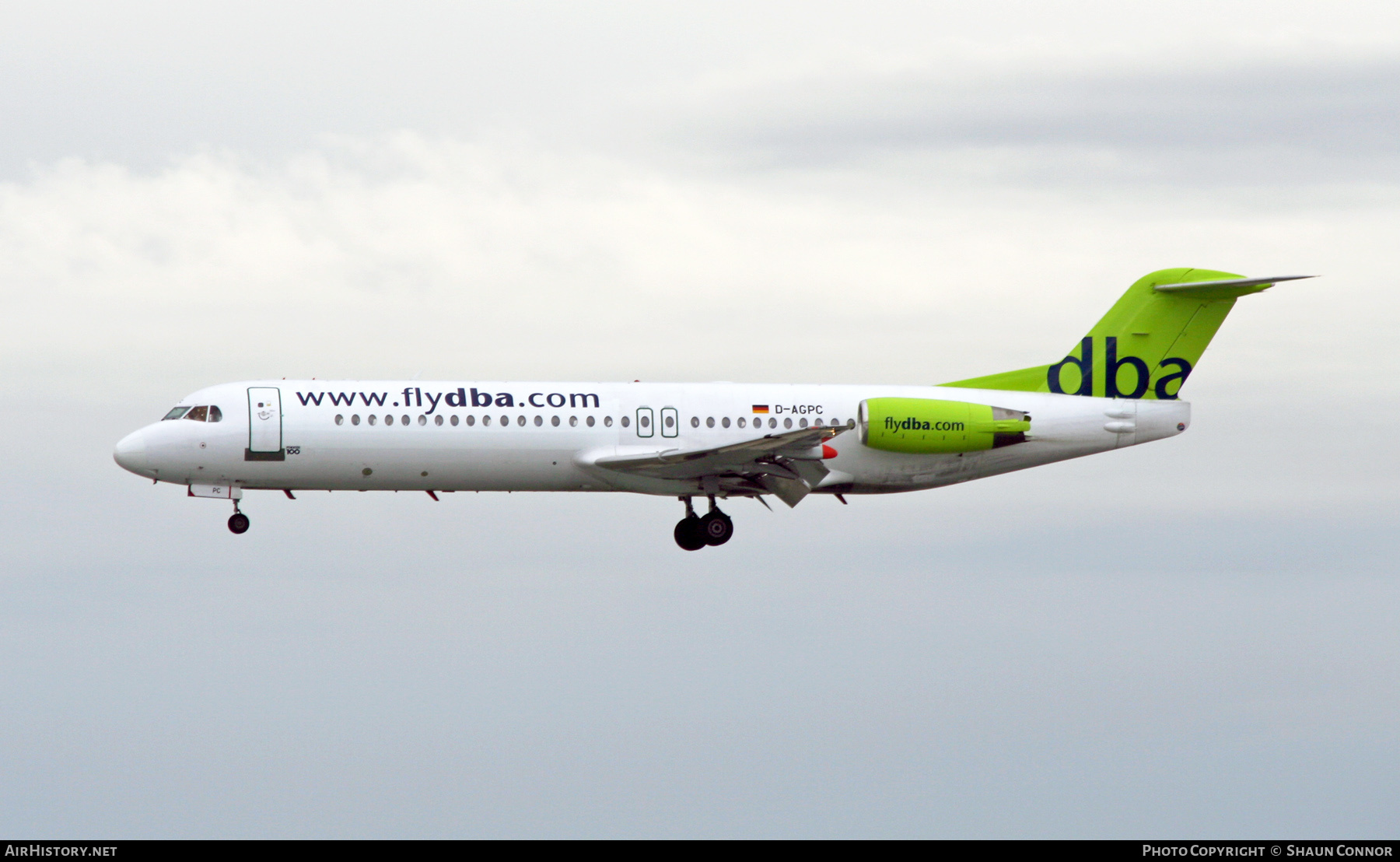 Aircraft Photo of D-AGPC | Fokker 100 (F28-0100) | DBA - Deutsche BA | AirHistory.net #319994