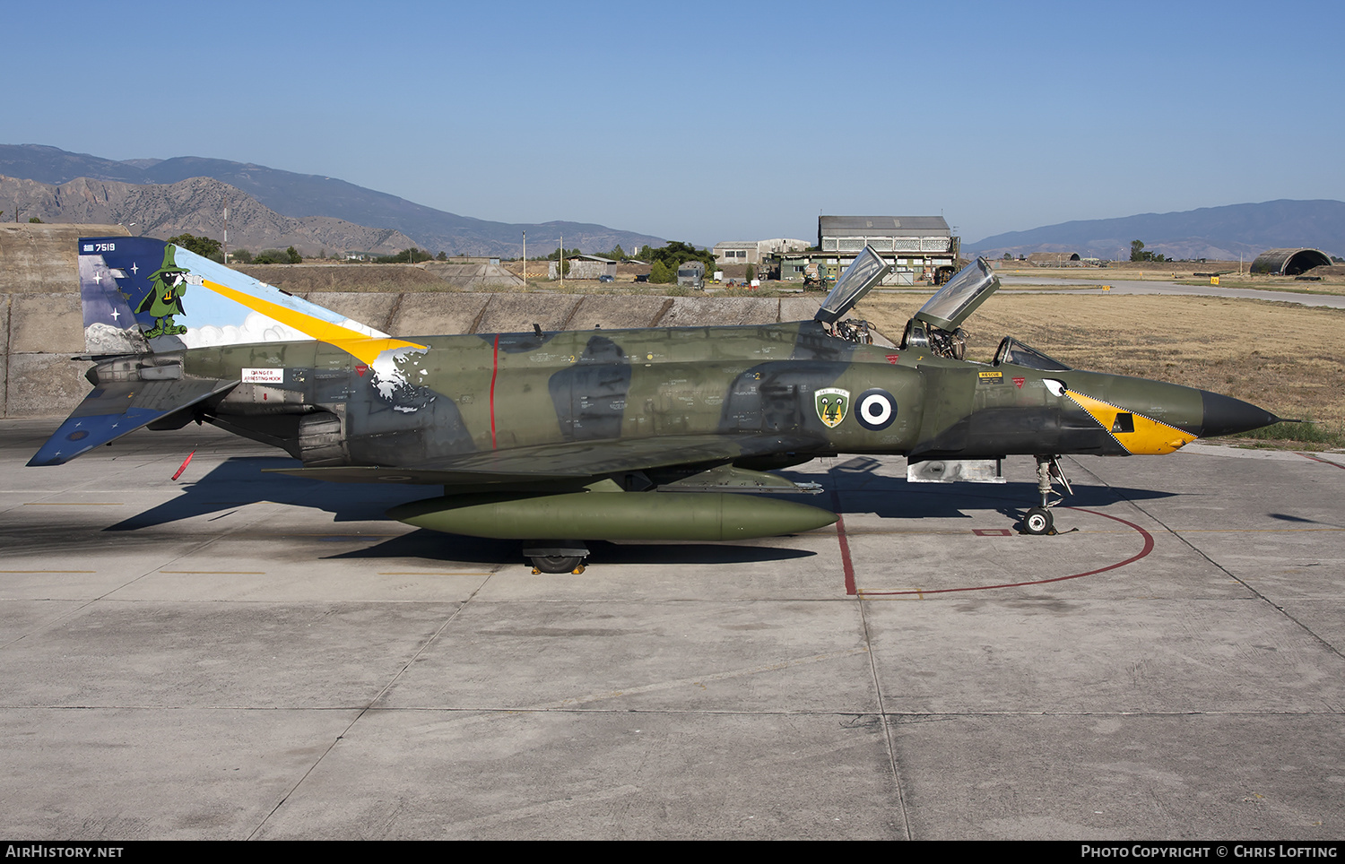 Aircraft Photo of 7519 | McDonnell Douglas RF-4E Phantom II | Greece - Air Force | AirHistory.net #320005