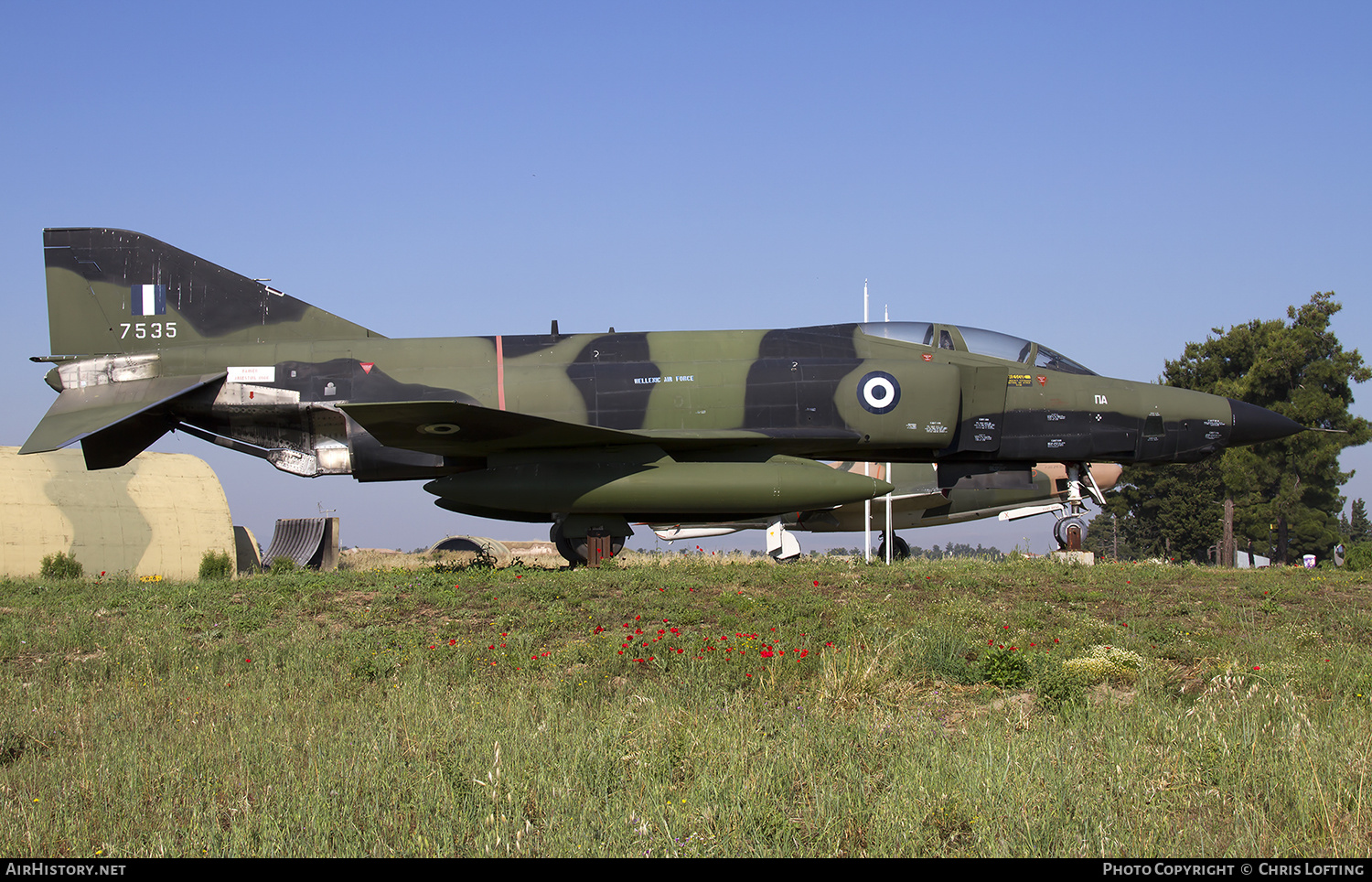 Aircraft Photo of 7535 | McDonnell Douglas RF-4E Phantom II | Greece - Air Force | AirHistory.net #320009