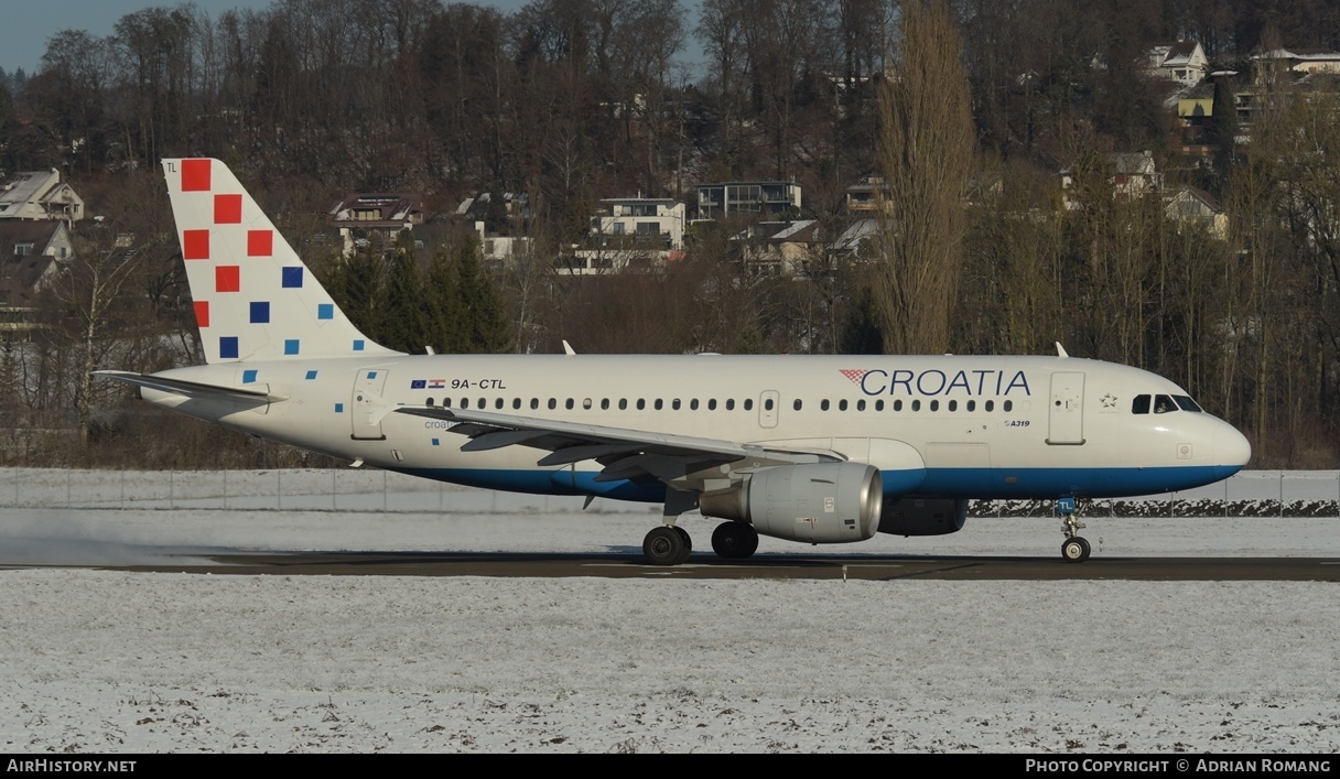 Aircraft Photo of 9A-CTL | Airbus A319-112 | Croatia Airlines | AirHistory.net #320015