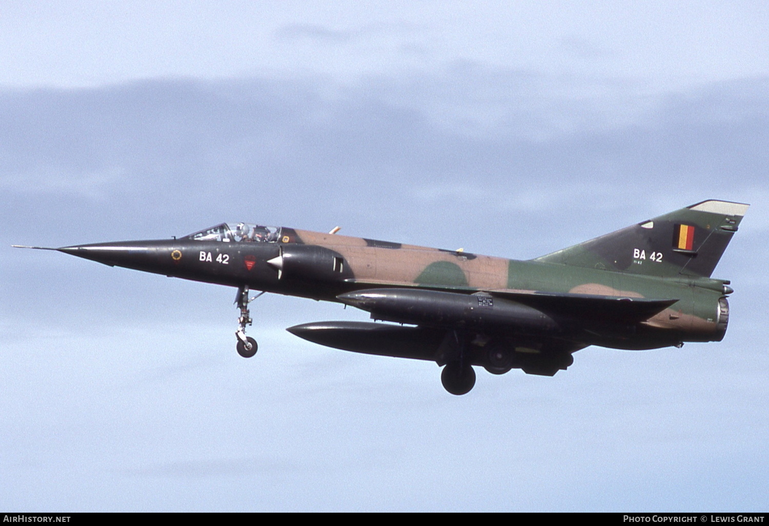 Aircraft Photo of BA42 | Dassault Mirage 5BA | Belgium - Air Force | AirHistory.net #320017