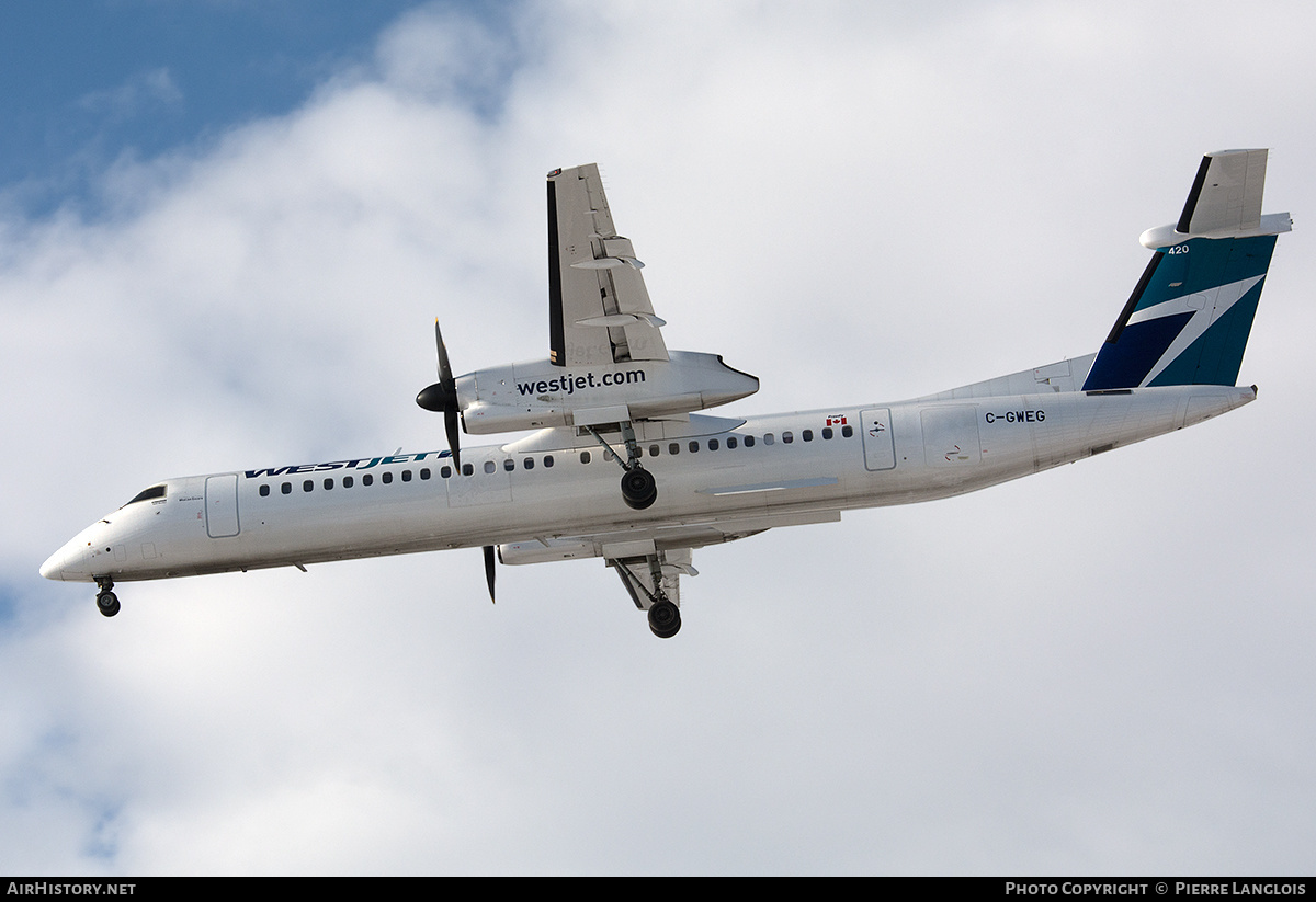 Aircraft Photo of C-GWEG | Bombardier DHC-8-402 Dash 8 | WestJet | AirHistory.net #320038