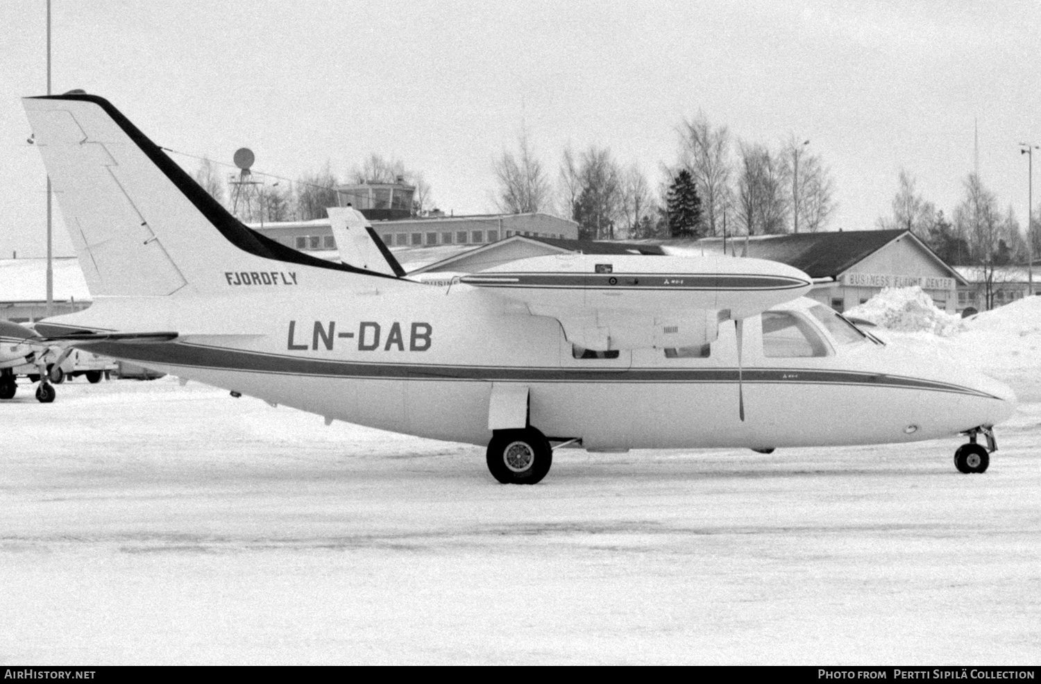 Aircraft Photo of LN-DAB | Mitsubishi MU-2B | Fjordfly | AirHistory.net #320070