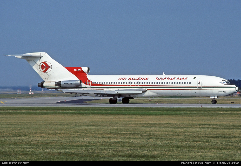 Aircraft Photo of 7T-VEV | Boeing 727-2D6/Adv | Air Algérie | AirHistory.net #320086