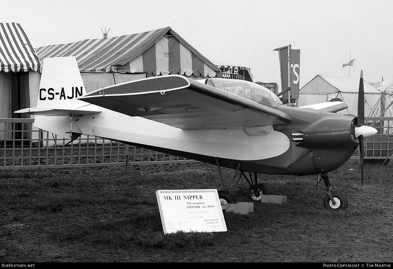 Aircraft Photo of CS-AJN | Tipsy T-66 Nipper 3 | AirHistory.net #320099