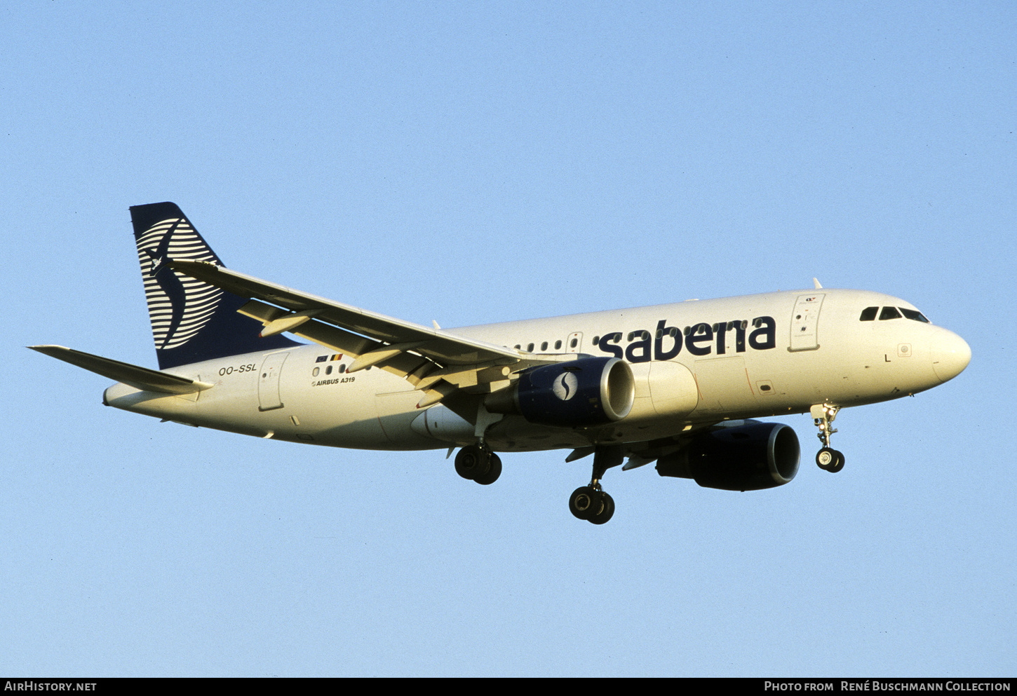 Aircraft Photo of OO-SSL | Airbus A319-112 | Sabena | AirHistory.net #320114