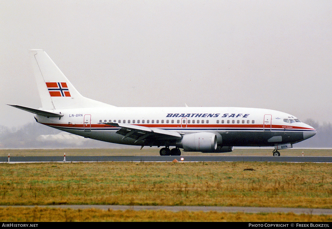 Aircraft Photo of LN-BRN | Boeing 737-505 | Braathens SAFE | AirHistory.net #320127