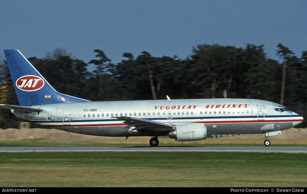 Aircraft Photo of YU-ANH | Boeing 737-3H9 | JAT Yugoslav Airlines - Jugoslovenski Aerotransport | AirHistory.net #320146