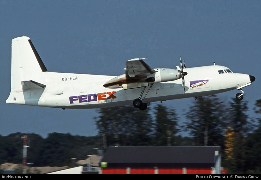 Aircraft Photo of OO-FEA | Fokker F27-600 Friendship | Fedex - Federal Express Europe | AirHistory.net #320149