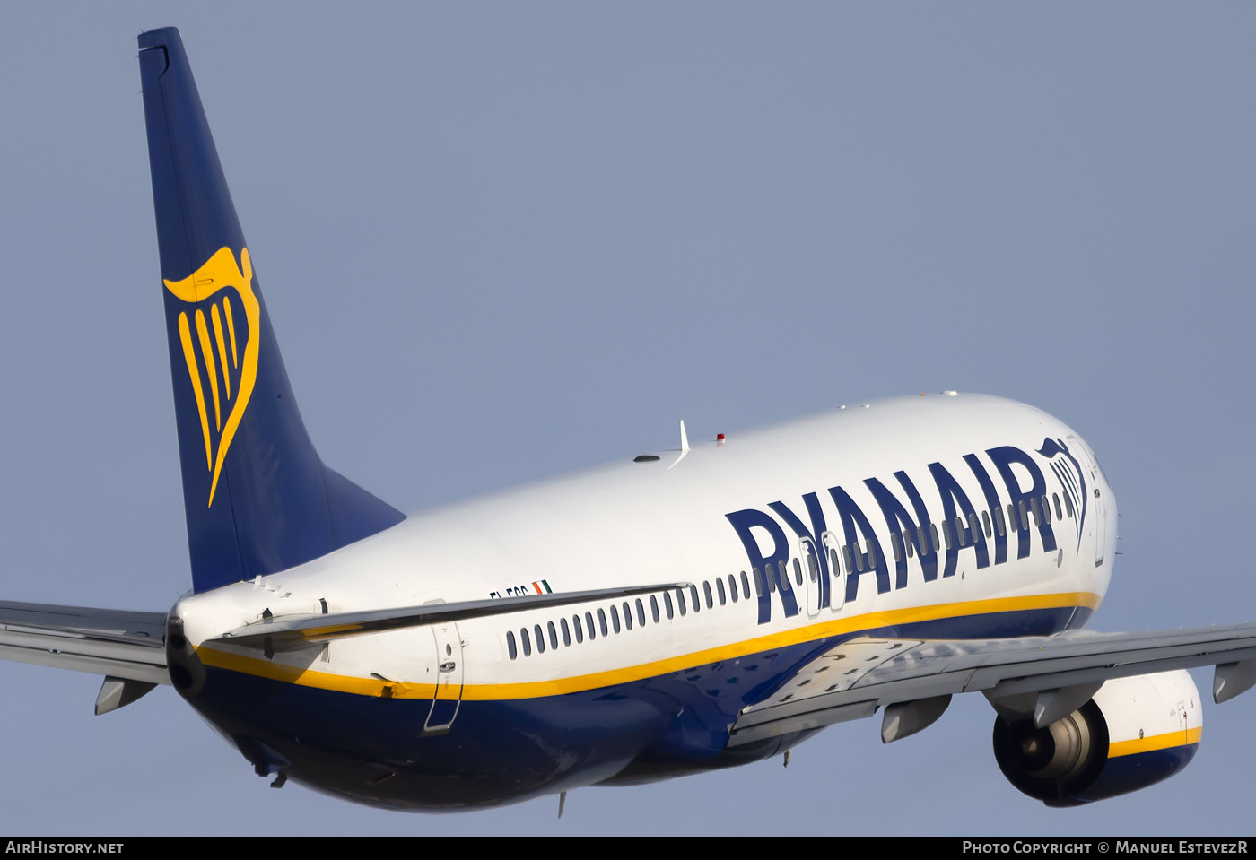 Aircraft Photo of EI-EGC | Boeing 737-8AS | Ryanair | AirHistory.net #320161