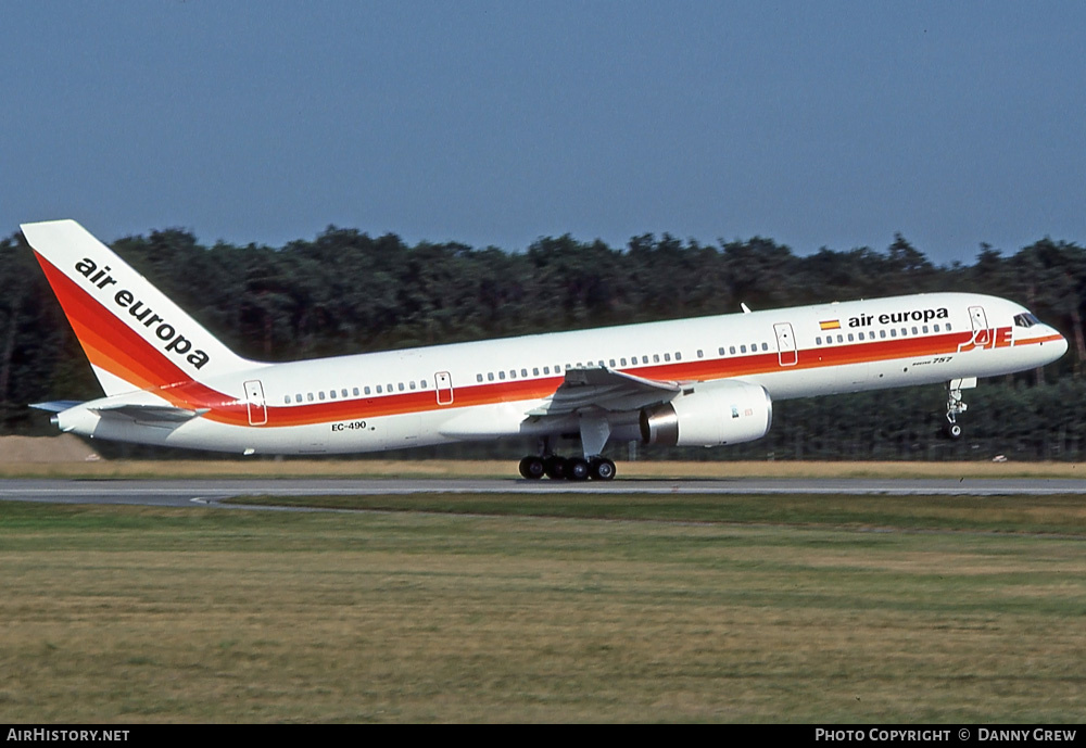 Aircraft Photo of EC-490 | Boeing 757-236 | Air Europa | AirHistory.net #320165