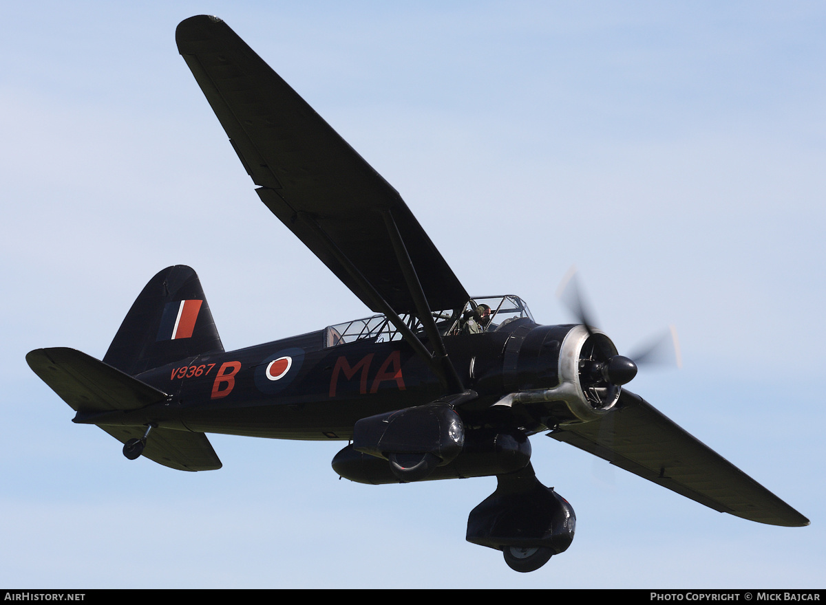 Aircraft Photo of G-AZWT / V9367 | Westland Lysander Mk.IIIA | AirHistory.net #320176