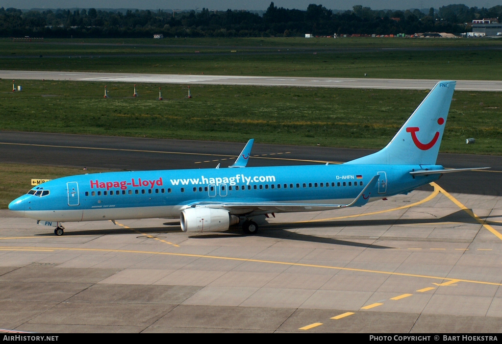 Aircraft Photo of D-AHFN | Boeing 737-8K5 | Hapag-Lloyd | AirHistory.net #320181